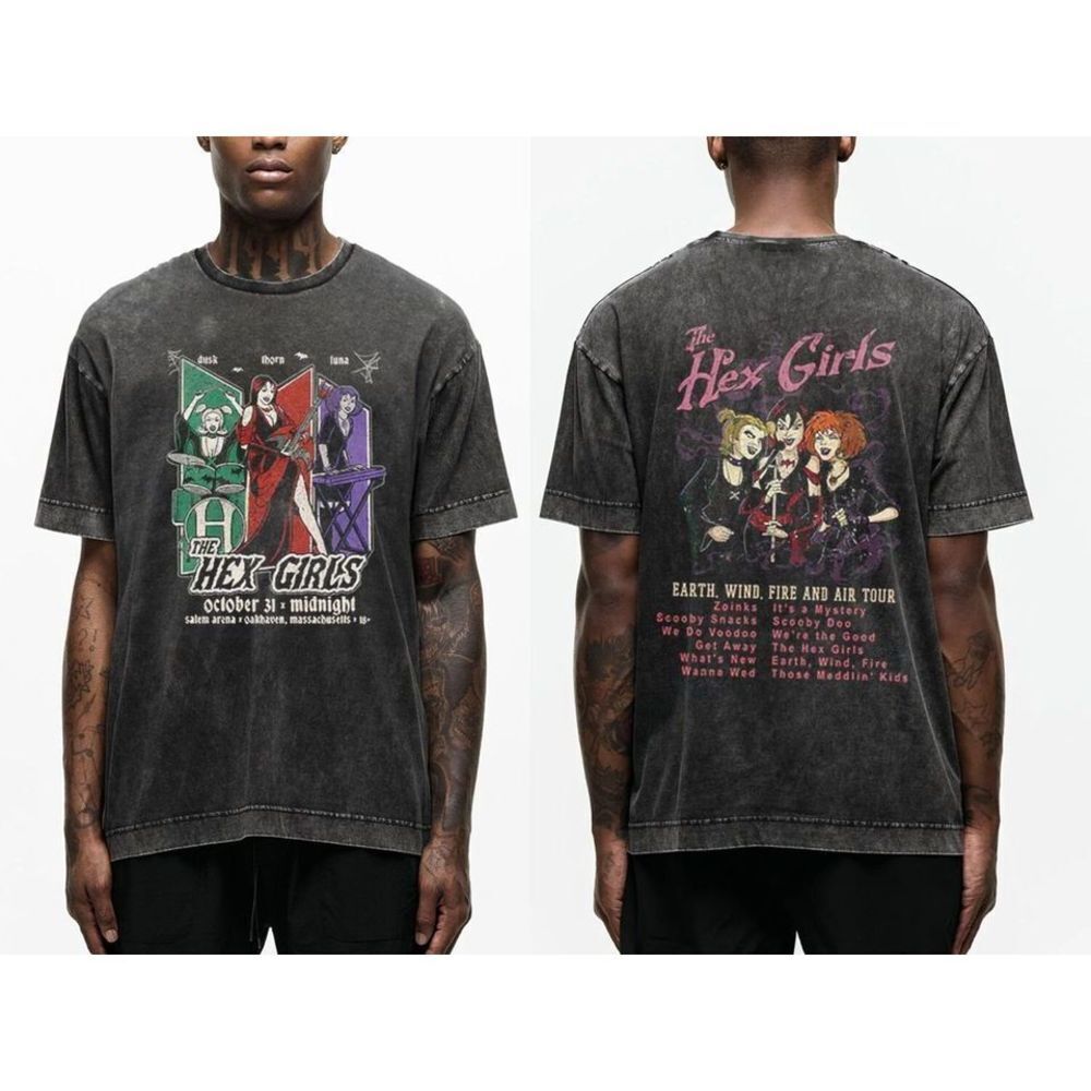 The Hex Girls Rock Band Music Unisex Shirt The Hex Girls Shirt 2 Sided T Shirt